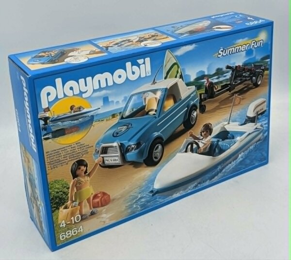 PLAYMOBIL 6864 Surfer-Pickup mit Speedboot