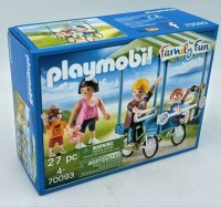 PLAYMOBIL 70093 Familien-Fahrrad