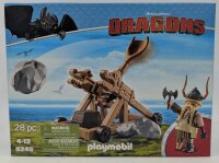 PLAYMOBIL 9245 Dragons Grobian mit Katapult