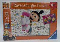 Ravensburger 07811 Agnes und die Minions 2x24 Teile Puzzle