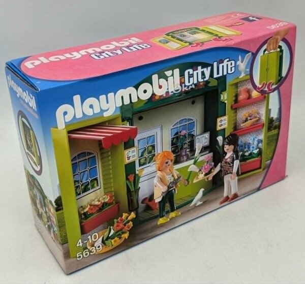 PLAYMOBIL 5639  Blumenladen Aufklapp-Spiel-Box zum Mitnehmen