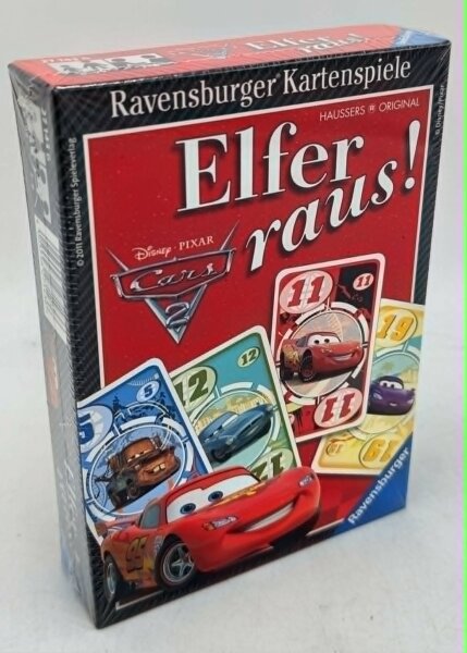 Ravensburger 27143 Disney Cars 2: Elfer raus Kinderspiel