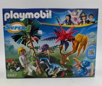 PLAYMOBIL 6687 Lost Island mit Alien und Raptor