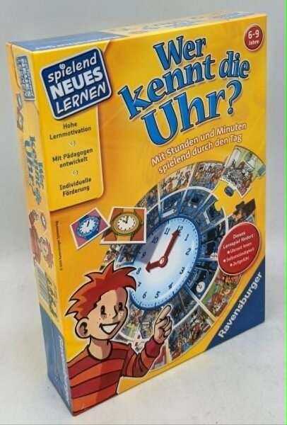 Ravensburger 25056 Wer kennt die Uhr? Spielend Neues Lernen Kinderspiel