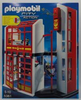 PLAYMOBIL 5361 Feuerwehrstation mit Alarm