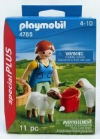 PLAYMOBIL 4765 Bäuerin bei Schäfchen-Fütterung