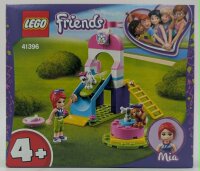LEGO 41396 Friends Welpenspielplatz mit Mia und 2 Hunde-Welpenrutsche und Karussell