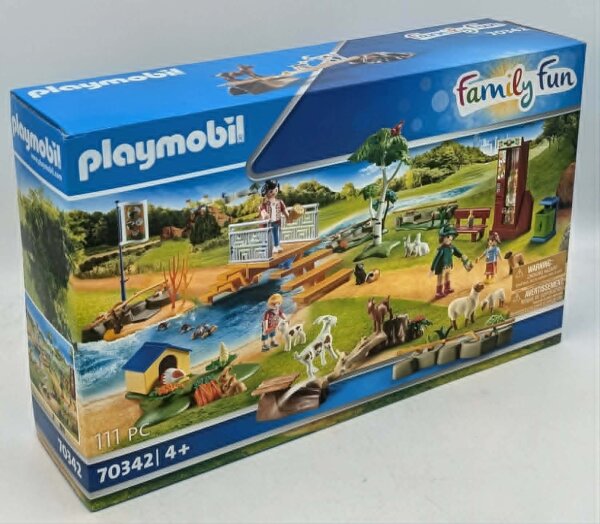 PLAYMOBIL 70342 Erlebnis-Streichelzoo Family Fun