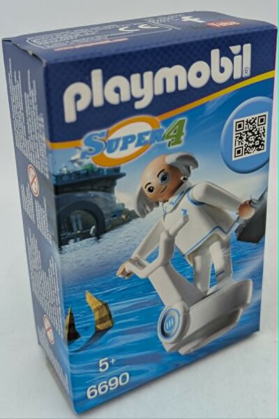 PLAYMOBIL 6690 DR X mit Technopolis-Fluggerät und Aktenkoffer Super 4