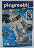 PLAYMOBIL 6690 DR X mit Technopolis-Fluggerät und Aktenkoffer Super 4