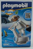 PLAYMOBIL 6690 DR X mit Technopolis-Fluggerät und Aktenkoffer Super 4