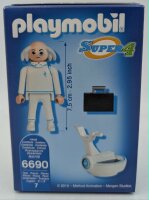 PLAYMOBIL 6690 DR X mit Technopolis-Fluggerät und Aktenkoffer Super 4