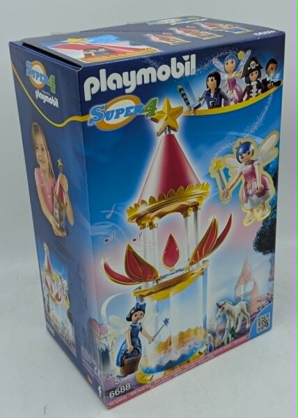 PLAYMOBIL 6688 Zauberhafter Blütenturm mit Feen-Spieluhr und Twinkle