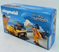 PLAYMOBIL 5396 Flugzeugschlepper mit Fluglotsen