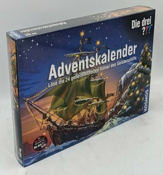 Kosmos 63147 Adventskalender  Die drei ??? Löse die 24 geheimnisvollen Rätsel des Geisterschiffs  2010