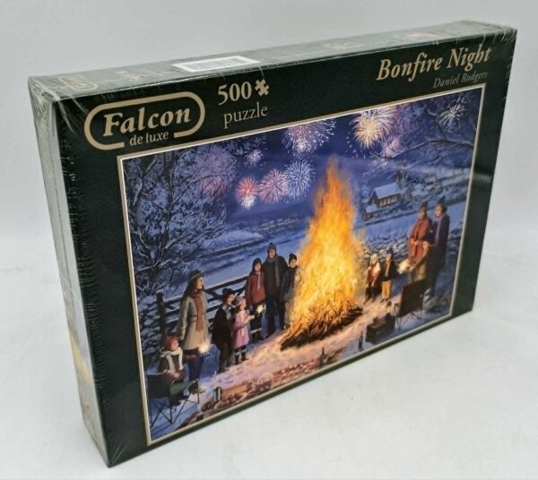 JUMBO 11121 Falcon Lagerfeuer 500 Teile Puzzle DANIEL RODGERS BONFIRE NIGHT