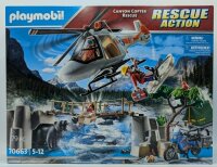 PLAYMOBIL 70663 Rettungsaktion Canyon-Hubschrauber-Einsatz