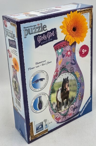 Ravensburger 12052 Girl Edition Blumenvase Pferde 216 Teile  3D Puzzle