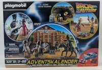 PLAYMOBIL 70576 Adventskalender Back to the Future Part III Weihnachten