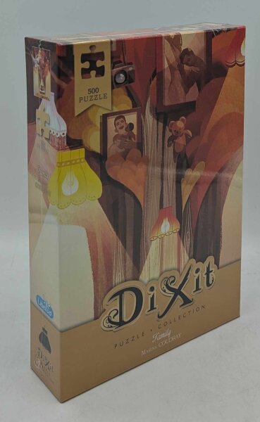 Dixit Puzzle Collection Family 500 Teile Puzzle mit exklusiver Dixit-Karte