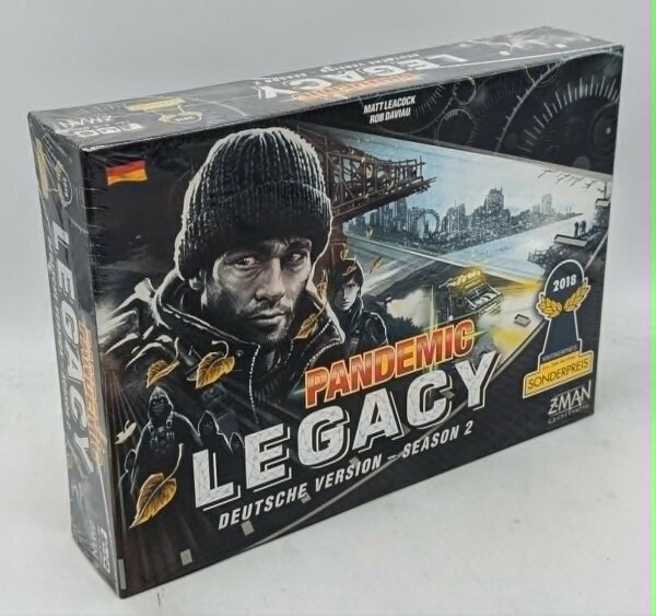 Z-Man Games Pandemic: Legacy – Season 2 Schwarz | Kennerspiel | Sonderpreis 2018