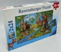 Ravensburger 09117 Tiere des Waldes 2 x 24 Teile Kinder...