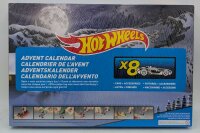 Mattel Hot Wheels Adventskalender inkl. 8 Autos + Zubehör Kalender Weihnachten