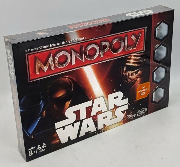 Hasbro Monopoly Star Wars mit der Heldin Rey