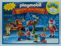 PLAYMOBIL 5494 Adventskalender Weihnachtsmann beim Geschenke packen