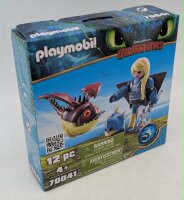 PLAYMOBIL 70041 Astrid mit Fluganzug und Hobgobbler