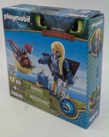 PLAYMOBIL 70041 Astrid mit Fluganzug und Hobgobbler