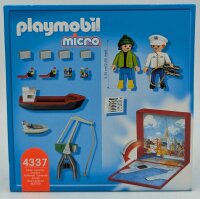 PLAYMOBIL 4337 Micro Welt Hafen