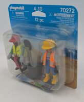 PLAYMOBIL 70272 Zwei Bauarbeiter für die Baustelle
