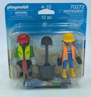 PLAYMOBIL 70272 Zwei Bauarbeiter für die Baustelle