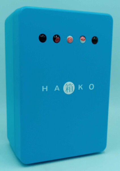 Hako blau Murmelbahn mit Merkspiel