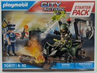 PLAYMOBIL 70817 Starter Pack Polizei: Gefahrentraining City Action