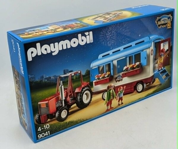 PLAYMOBIL 9041 Circus Roncalli Wohnwagen mit Traktor