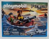PLAYMOBIL 70493 Piratenboot mit Kanone