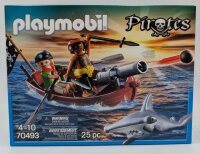 PLAYMOBIL 70493 Piratenboot mit Kanone