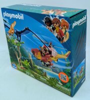PLAYMOBIL 9430 Helikopter mit Flugsaurier Dinosaurier
