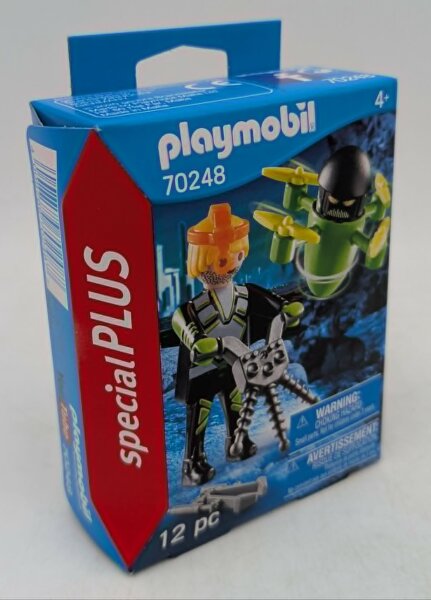 PLAYMOBIL 70248 Agent mit Drohne specialPLUS