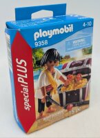 PLAYMOBIL 9358 Pirat mit Schatzkiste