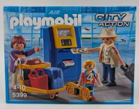 PLAYMOBIL 5399 Familie am Check-in Automat