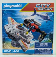 PLAYMOBIL 70145  Tauchscooter im Rettungseinsatz Seenot City Action