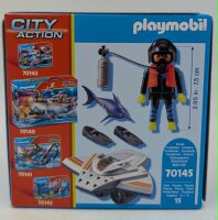 PLAYMOBIL 70145  Tauchscooter im Rettungseinsatz Seenot City Action