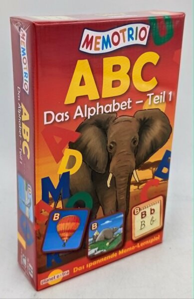 planet extra 4018928231112 Memotrio ABC Das Alphabet Teil 1
