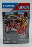 PLAYMOBIL 71390 Kaufland Kundin mit Fahrrad