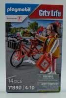 PLAYMOBIL 71390 Kaufland Kundin mit Fahrrad