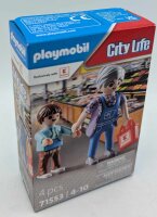 PLAYMOBIL 71553 Kaufland Oma mit Enkel beim Einkaufen