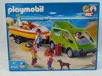 PLAYMOBIL 4144 Familyvan mit Bootsanhänger